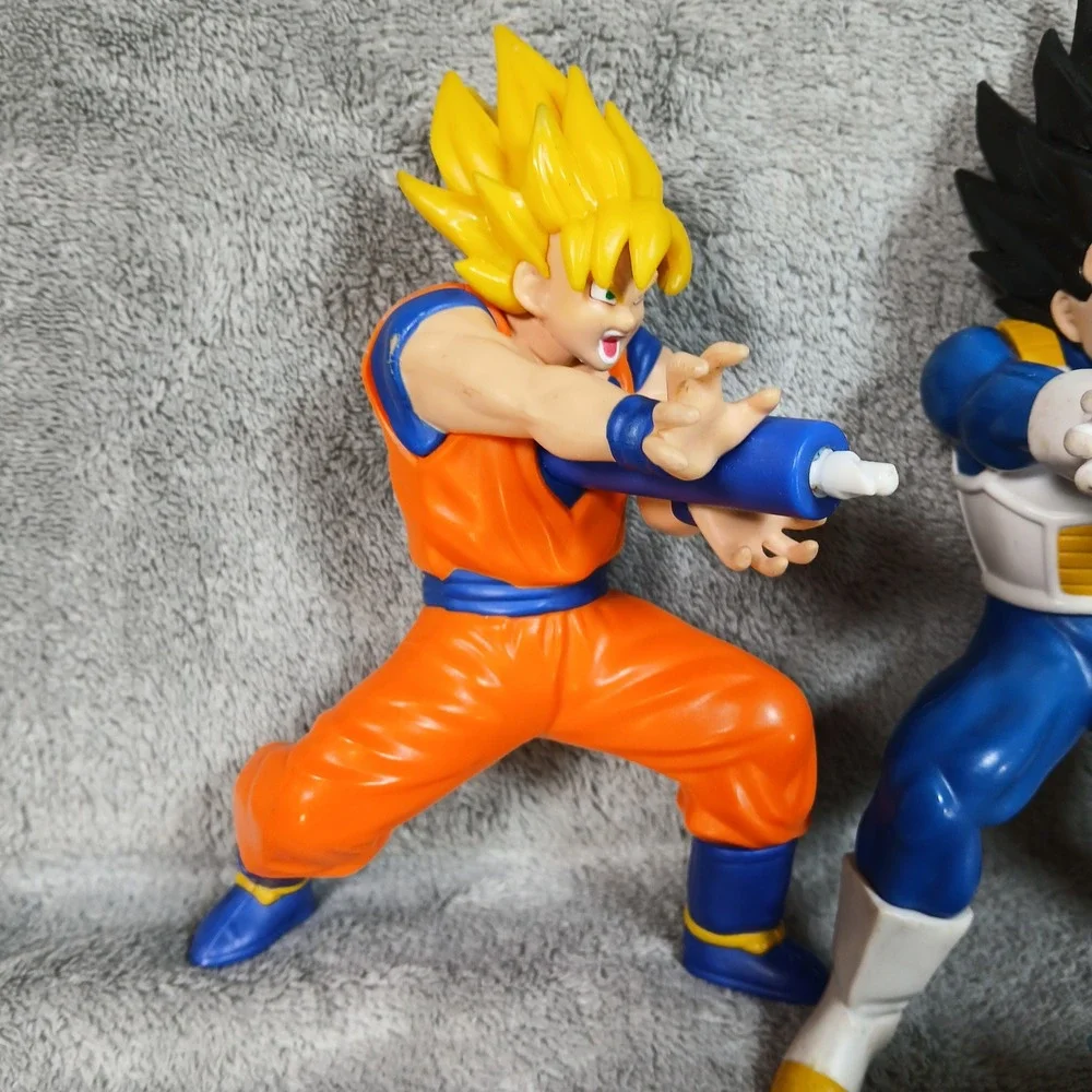 Dragon Ball Z Super Figure Lot Goku Vegeta Vegito Blue Anime PVC Toy Multi Color